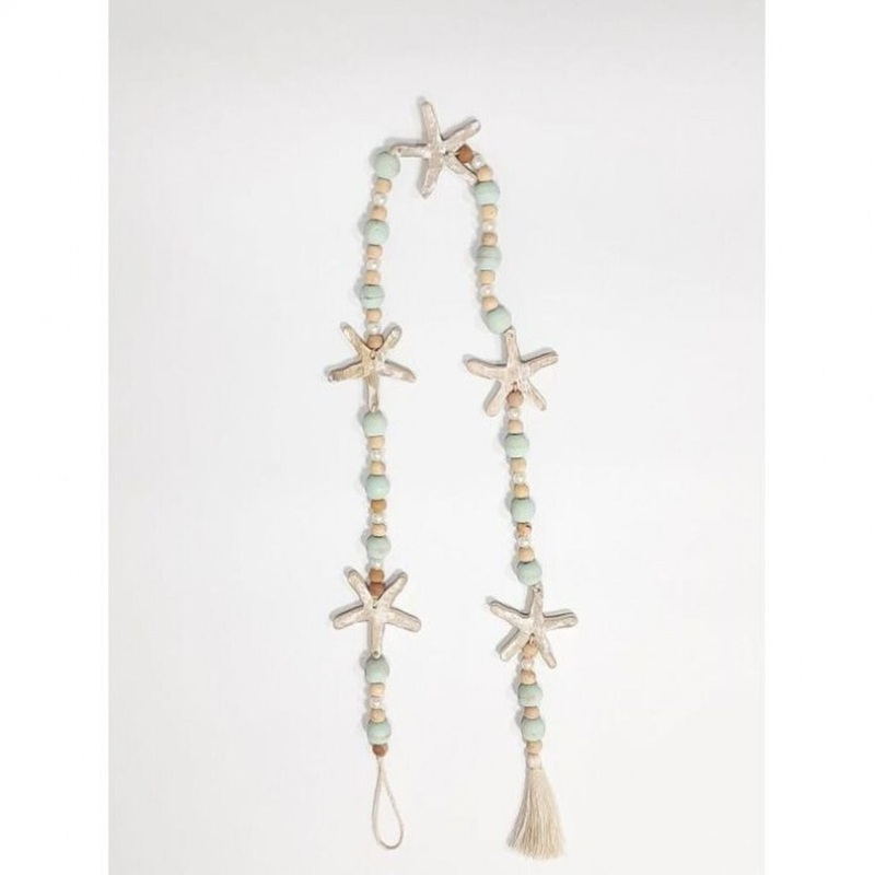 Regency International 60 Beaded Starfish Garland with Tassel