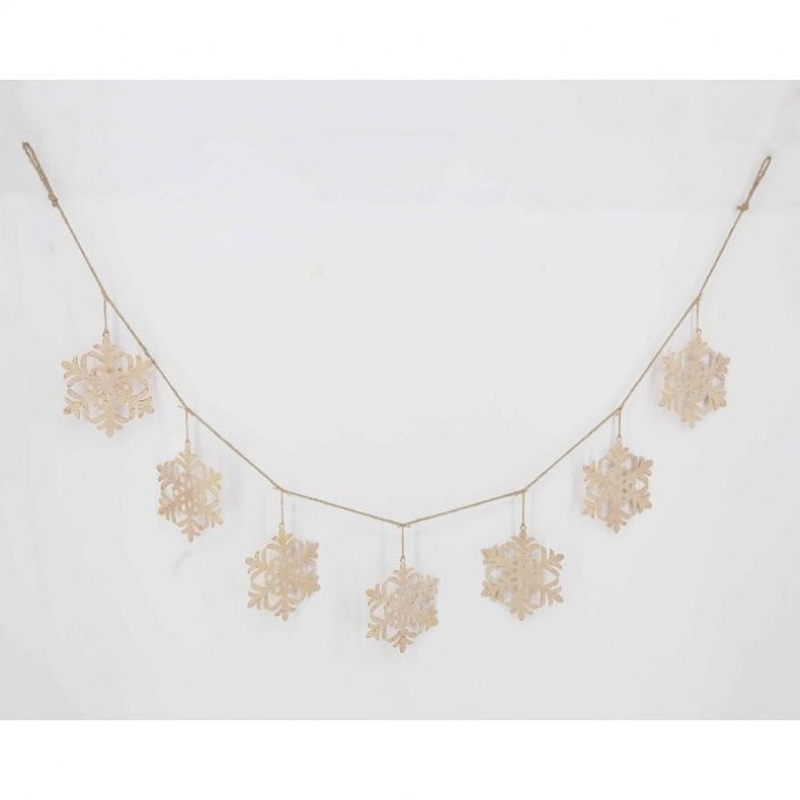 Regency International 74 Metal Snowflake Garland