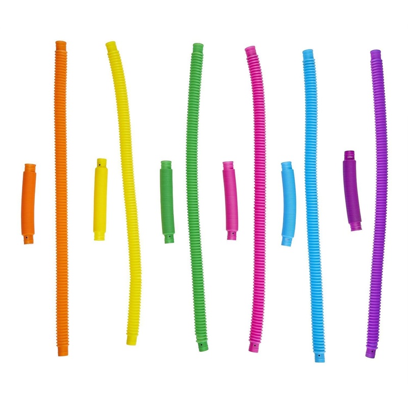 Two’s Company Bendy Lights 42-Pieces Connecting Light Up Tubes in 6 Colors