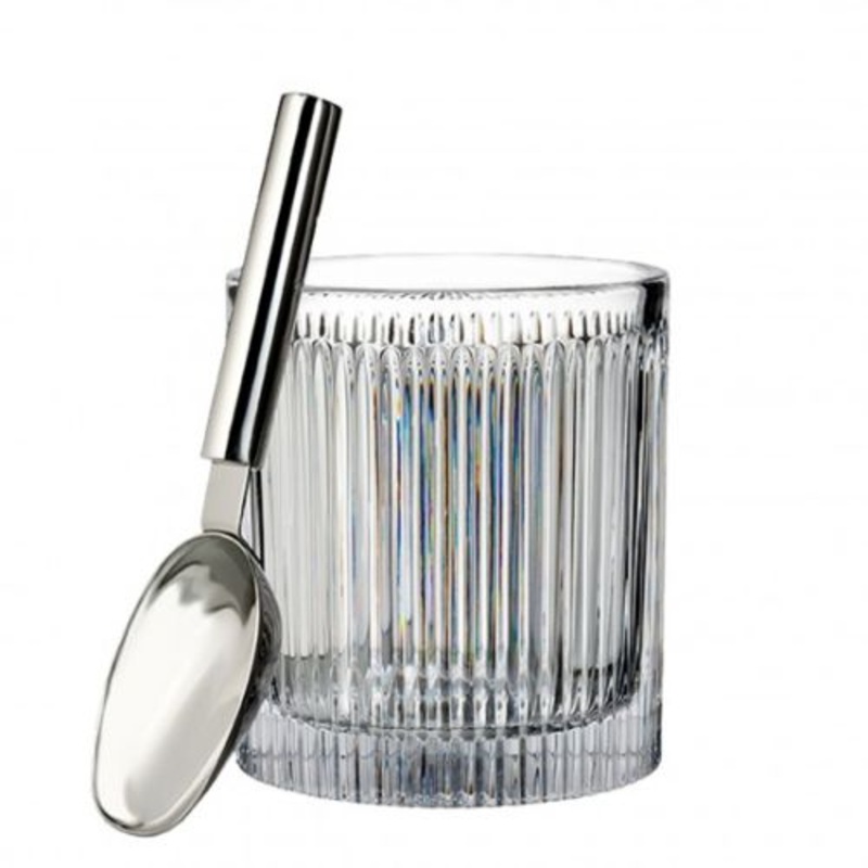 Waterford Connoisseur Aras Ice Bucket 48floz & Scoop