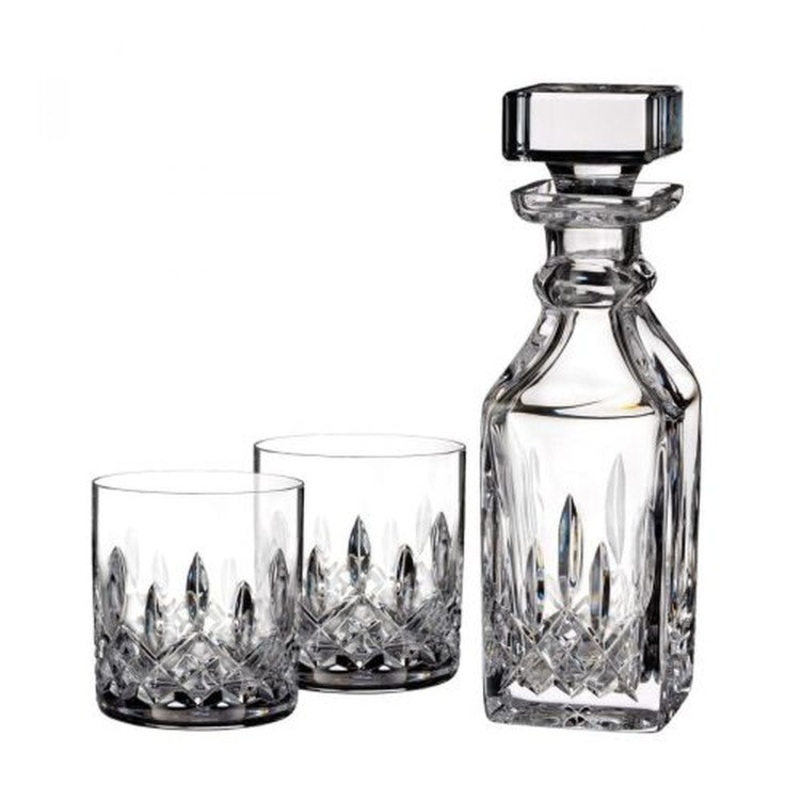 Waterford Connoisseur Lismore Square Decanter & Tumbler, Set of 2
