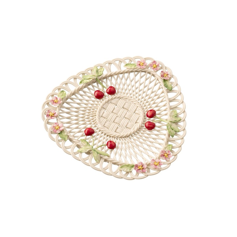 Belleek Annual Basket 2023 – Cherry Basket, 8(L) x 8(W) x 1(H)