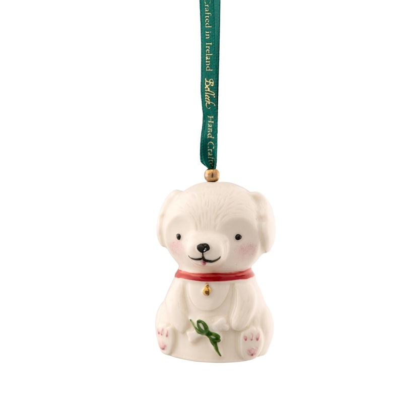 Belleek Doggy Ornament