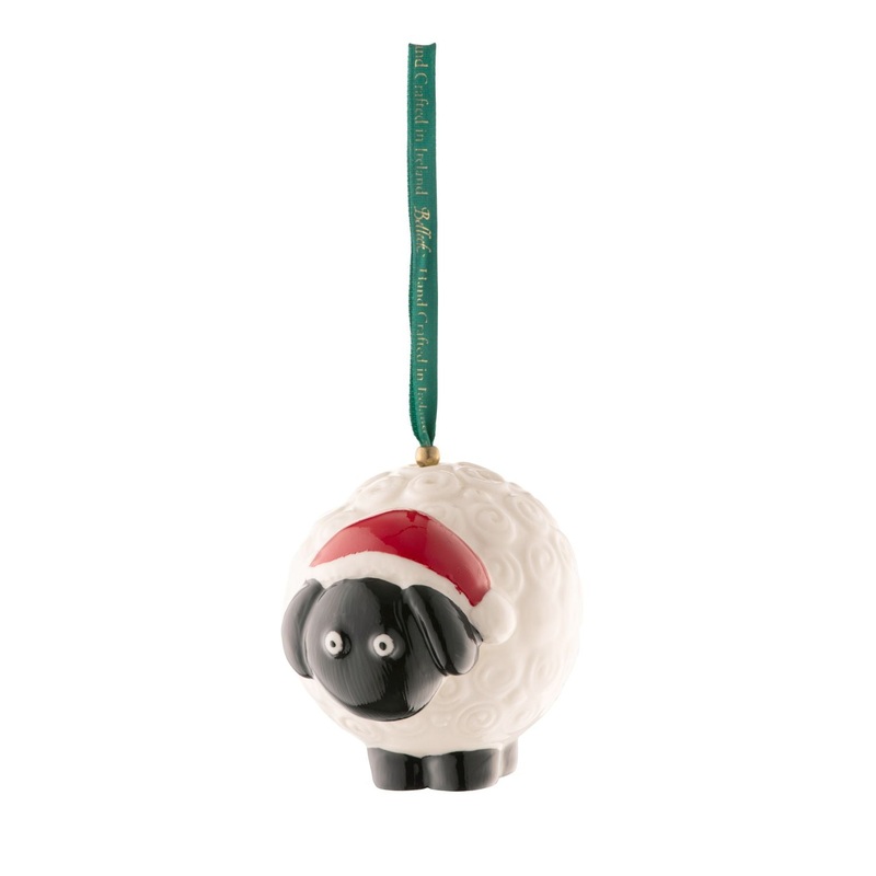 Belleek Sheep Ornament