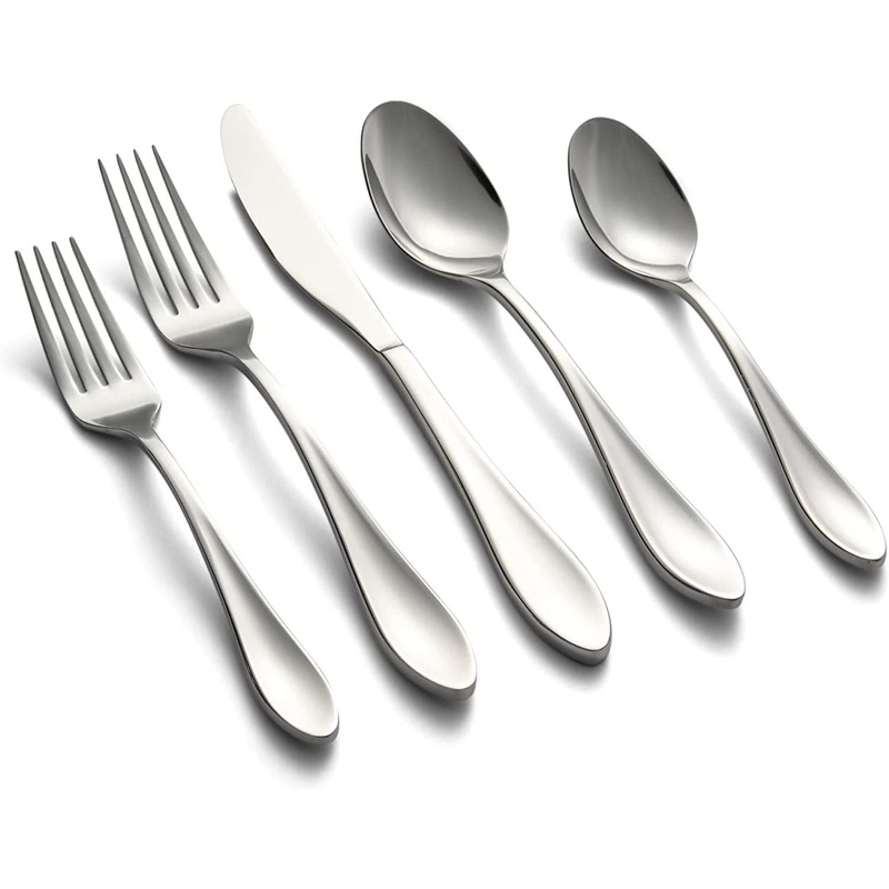 Cambridge Hollen Mirror 18/0 20-Piece Flatware Set