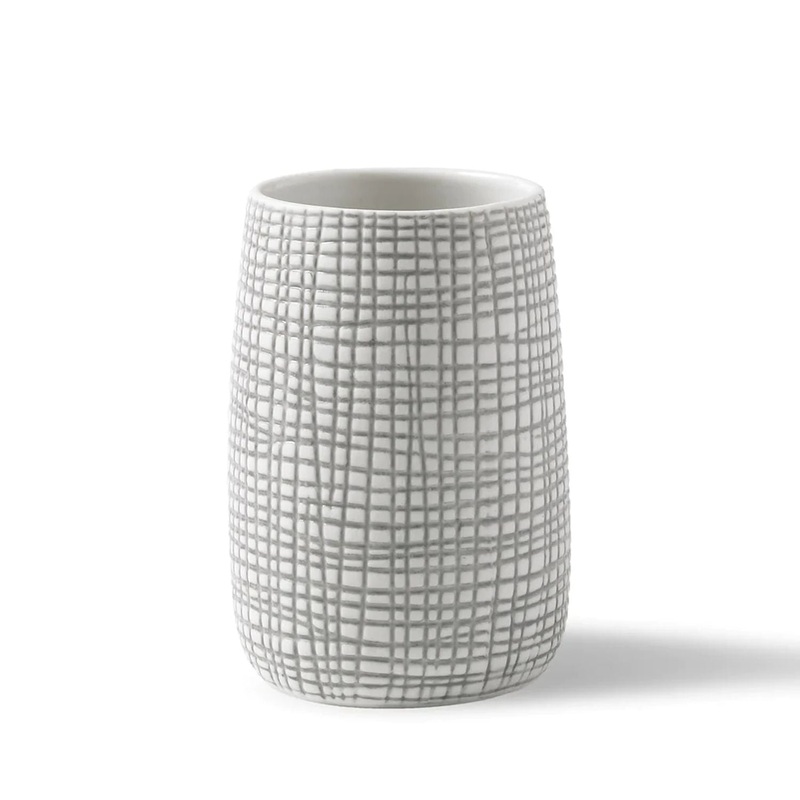 Kassatex Raffia Bath Accessories Tumbler