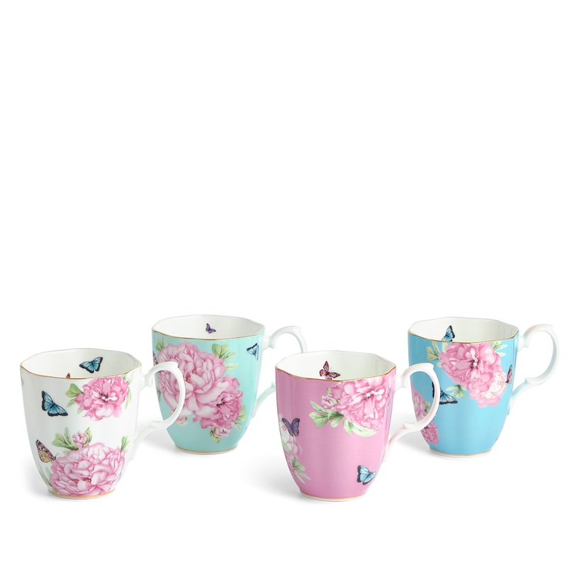 Royal Albert Miranda Kerr Friendship Mug, Mixed Set of 4