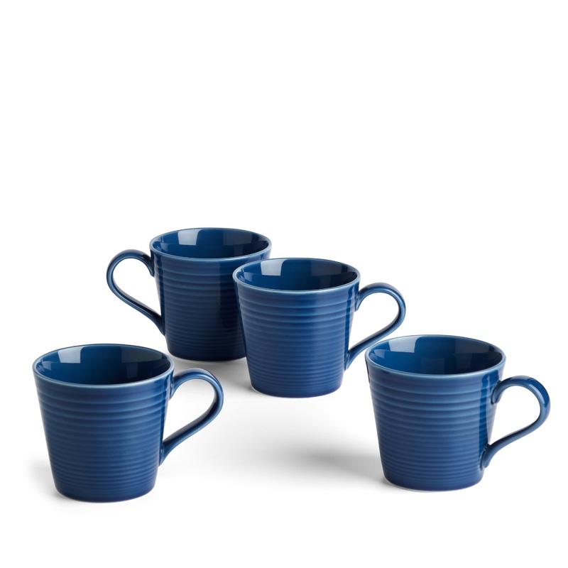 Royal Doulton Gordon Ramsay Maze Mug 13.5floz Denim, Set of 4