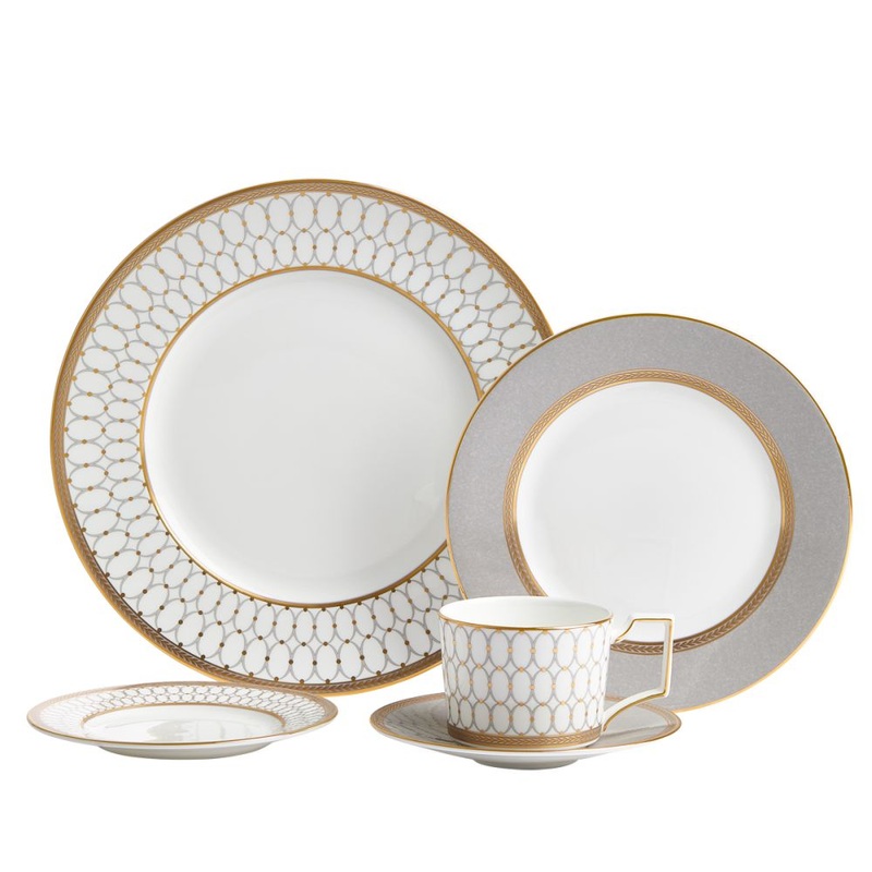 Wedgwood Renaissance Grey 5-Piece Place Setting