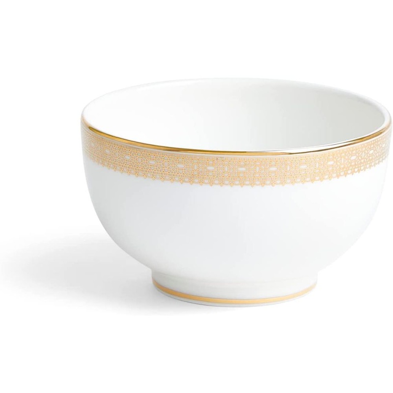 Wedgwood Vera Wang Lace Gold Rice Bowl