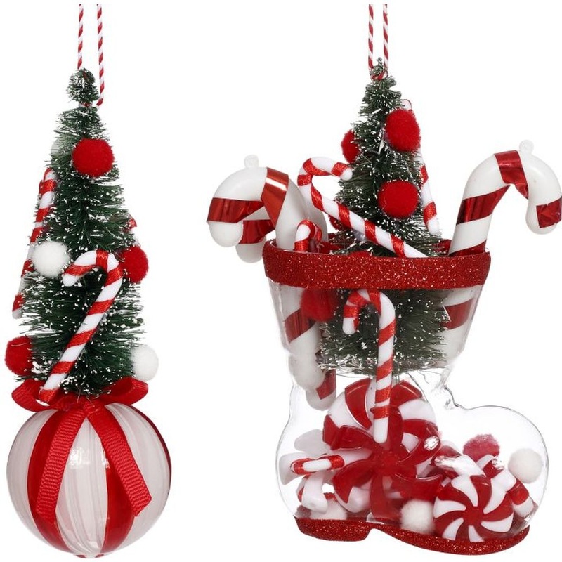 Mark Roberts Christmas 2023 Candy Cane Ornament 6”, Assortment of 2