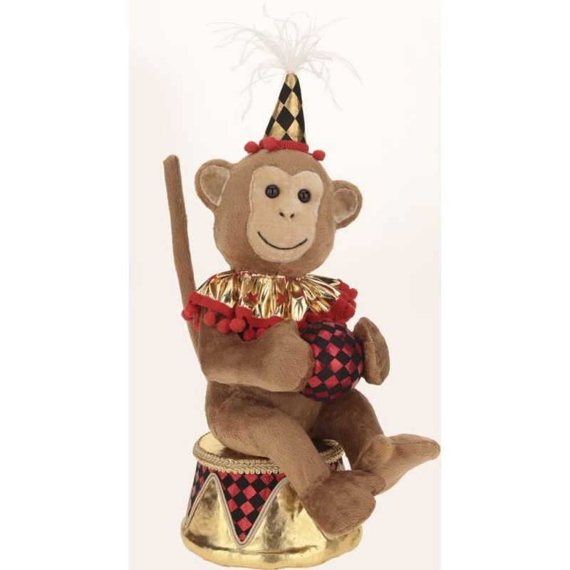 Mark Roberts Christmas 2023 Circus Monkey Figurine 15.5”