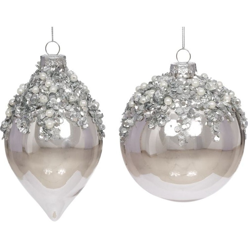 Mark Roberts Christmas 2023 Flowing Jewel Ornament 4-6”, Assortment of 2