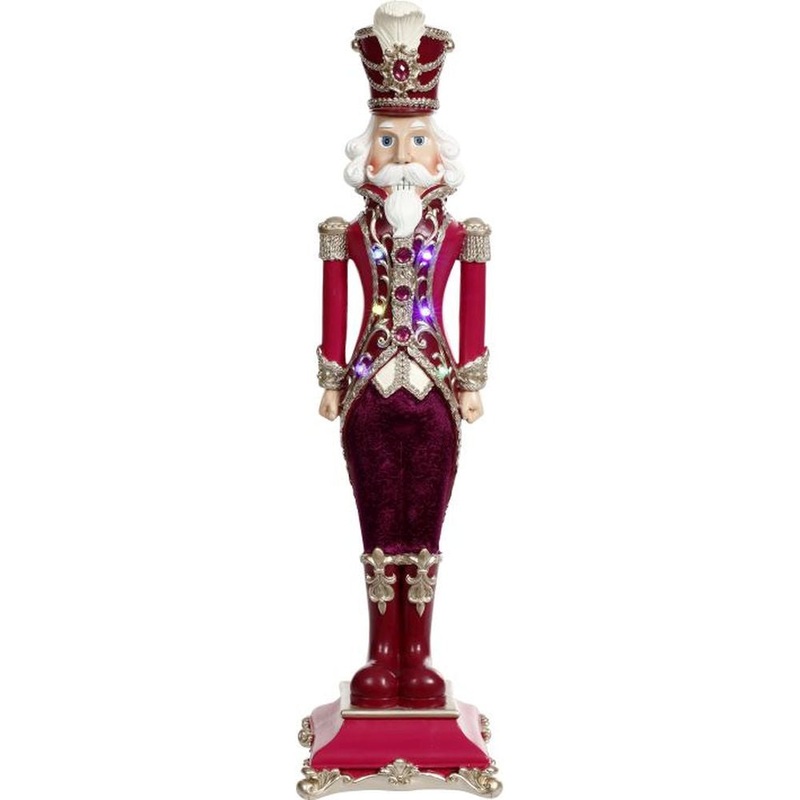 Mark Roberts Christmas 2023 Lighted Pink Nutcracker 22”
