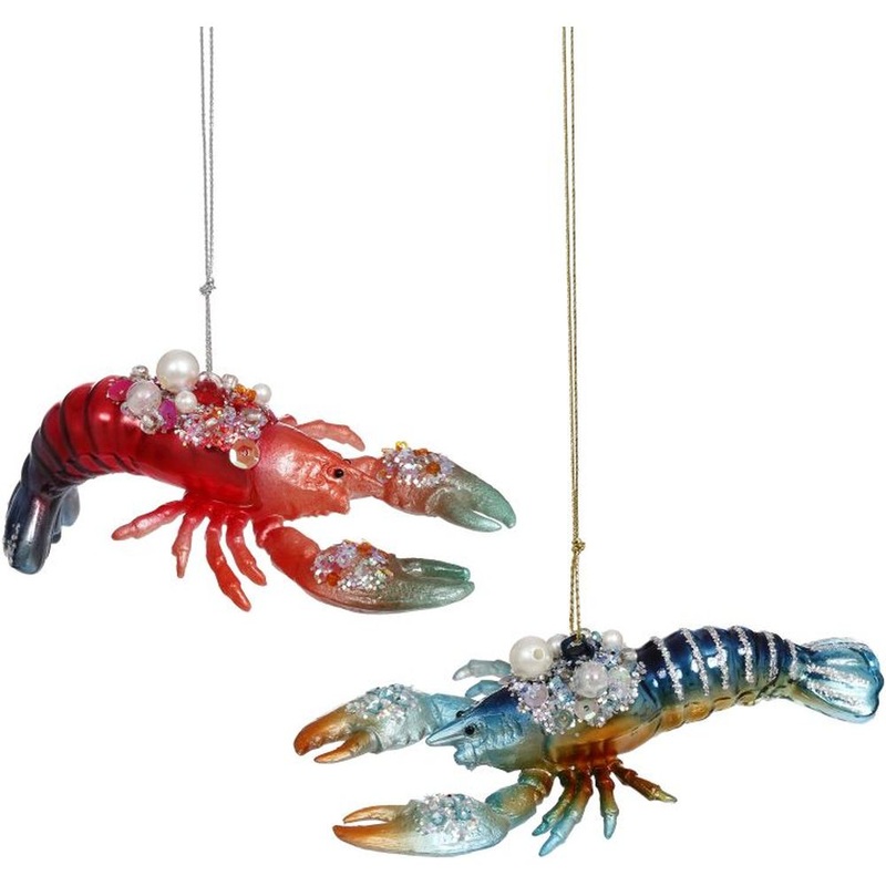 Mark Roberts Christmas 2023 Lobster Ornament 5X1.5” Assortment of 2