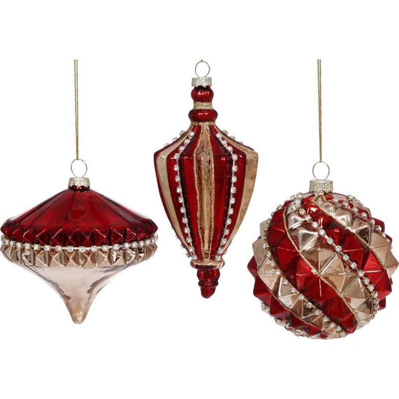 Mark Roberts Christmas 2023 Moroccan Ornament 4-6”, Assortment of 3