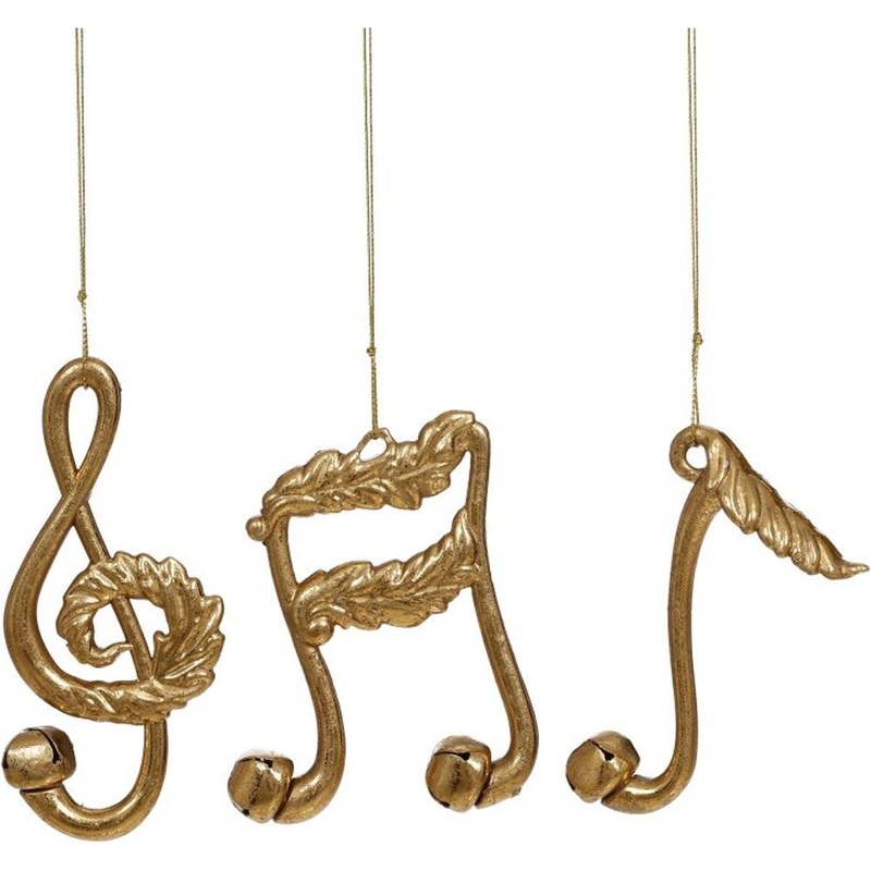 Mark Roberts Christmas 2023 Musical Note Ornament 4-5” Assortment of 3