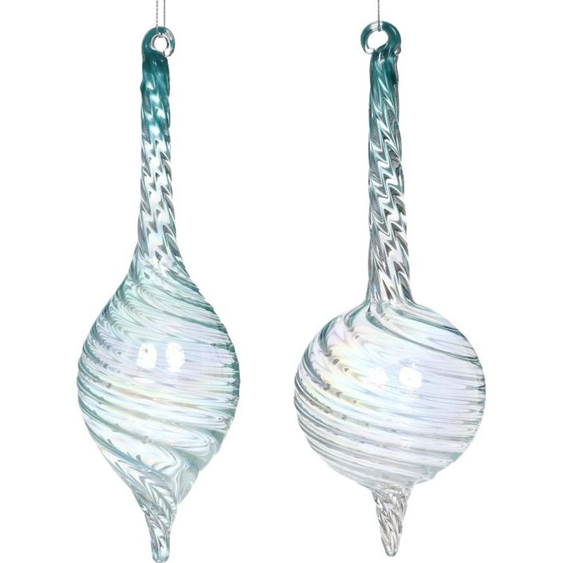 Mark Roberts Christmas 2023 Teardrop Ornament 9”, Assortment of 2