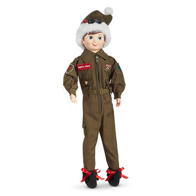 Raz Imports 2023 Holiday Heroes 15.5 Posable Air Force Elf