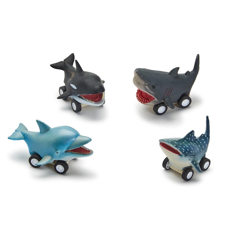 Two’s Company Refill For Reef Racers 32-Pieces Fish Pull Back Toy in 4 Designs