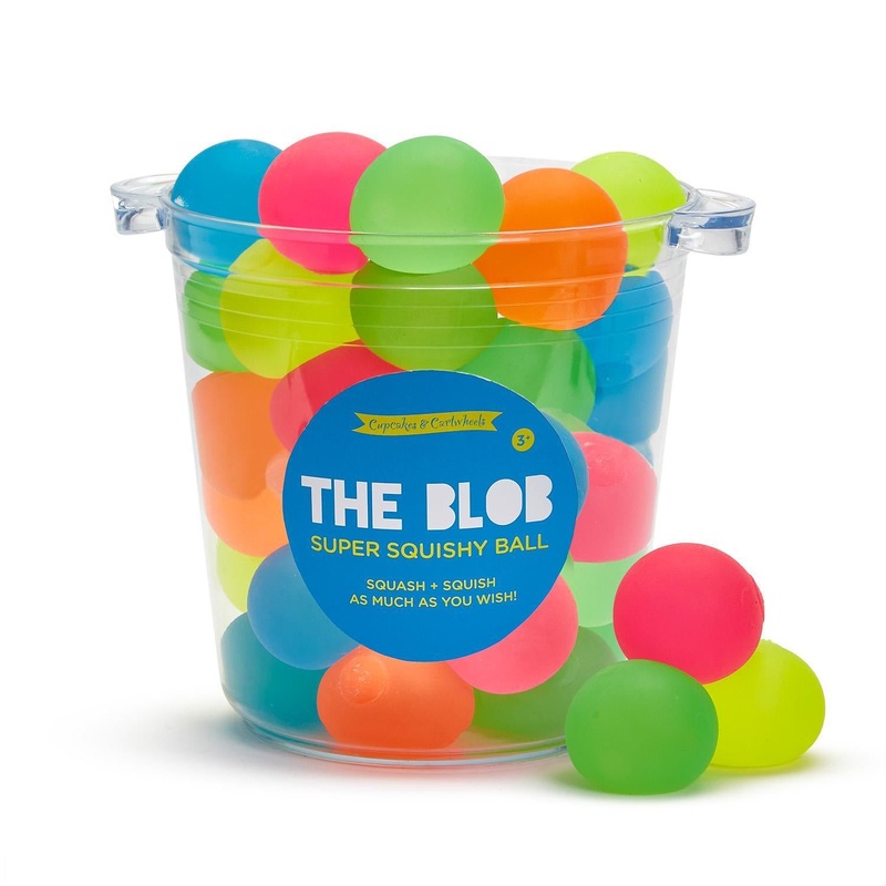 Two’s Company The Blob 40-Pieces Squishy Ball with Bucket in 5 Colors