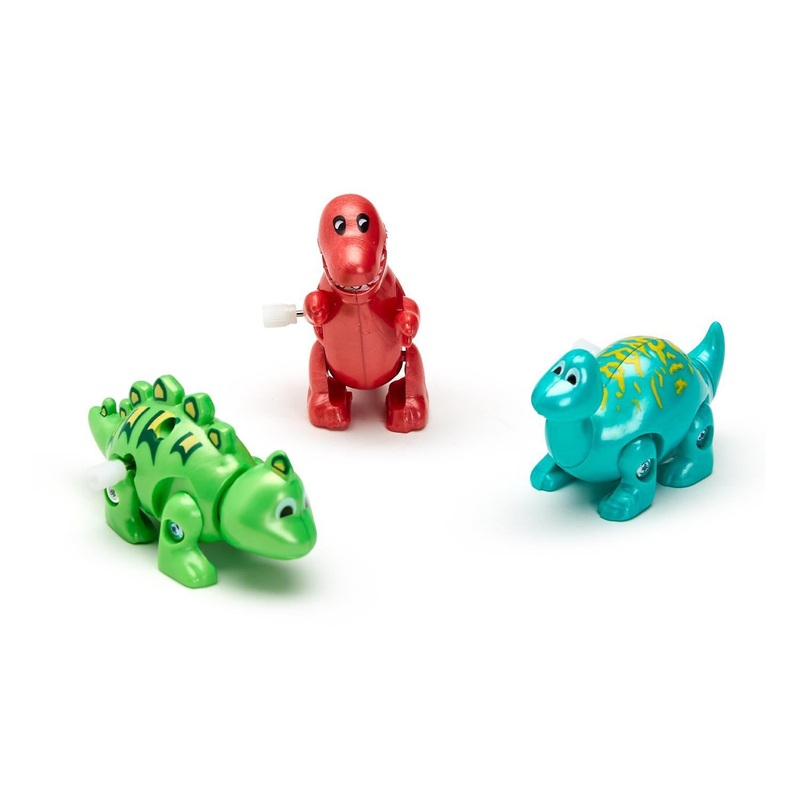 Two’s Refill For Dino-Mite Walkers 36-Pieces Dinosaur Wind Up in 3 Designs