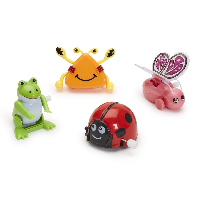 Two’s Refill For Hoppers, Walkers, Swimmers 60-Pieces Wind Up Toy in 5 Designs