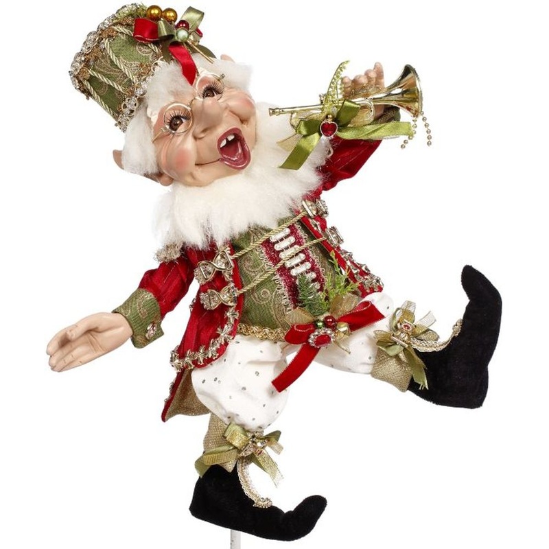 Mark Roberts Christmas 2023 Joyful Elf Figurine, Medium17.5”