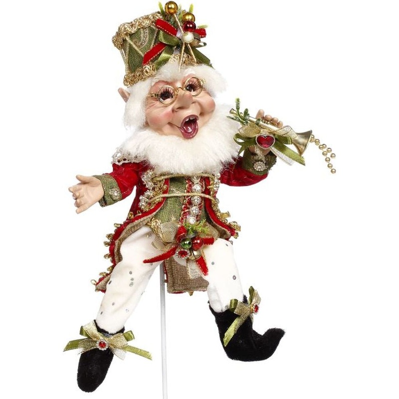 Mark Roberts Christmas 2023 Joyful Elf Figurine, Small 11”