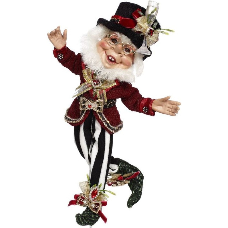 Mark Roberts Christmas 2023 Party Time Elf Figurine