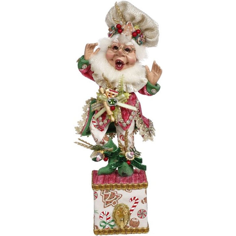 Mark Roberts Christmas 2023 Pastry Maker Elf Stocking Holder – 14 Inches