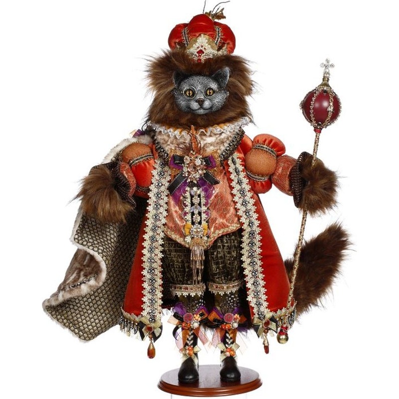 Mark Roberts Fall 2023 King Of Halloween Figurine Cat 30”