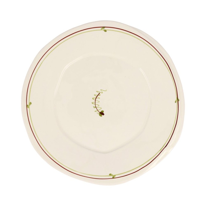 Vietri Lastra Fiori di Bosco European Dinner Plate – 11 Stoneware Dining Dish, Oven Safe Dinnerware