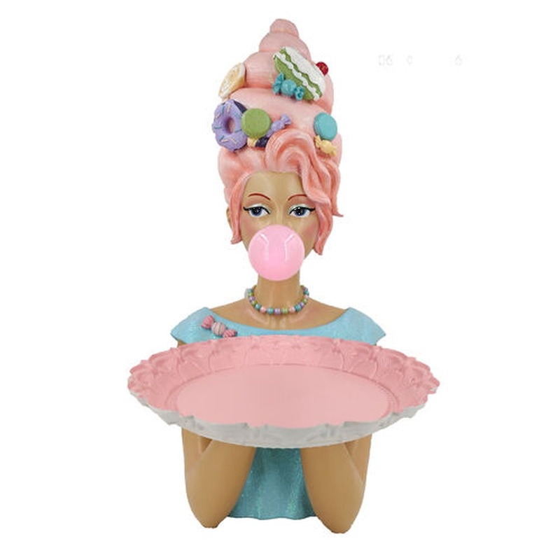 December Diamonds North Pole Sweet Shoppe Cotton Candy Bubblegum Queen Figurine