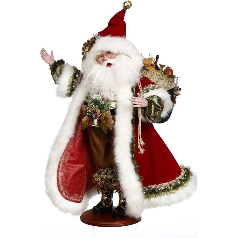 Mark Roberts Christmas 2023 Bavarian Santa Figurine – 27 Inches