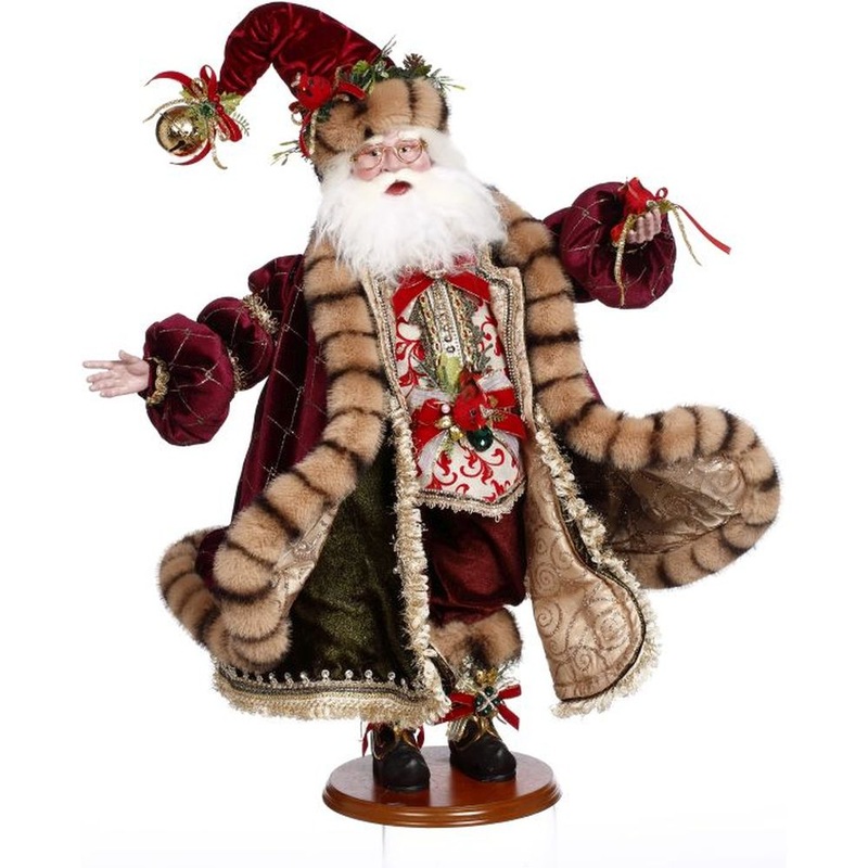 Mark Roberts Christmas 2023 Bird Lover Santa Figurine – 26 Inches
