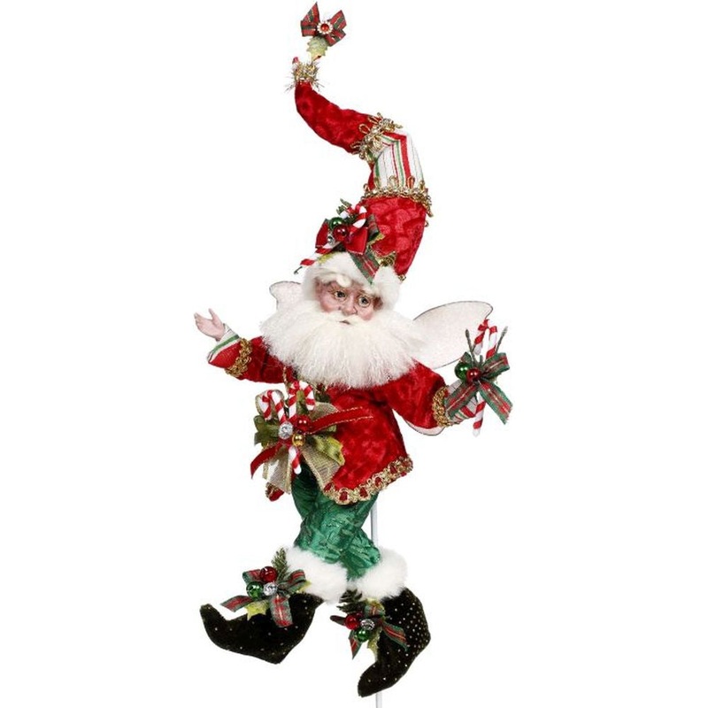 Mark Roberts Christmas 2023 Candy Cane And Holly Fairy Figurine