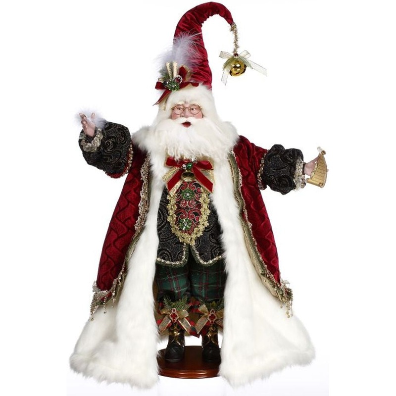 Mark Roberts Christmas 2023 Checking His List Santa Figurine – 26 Inches