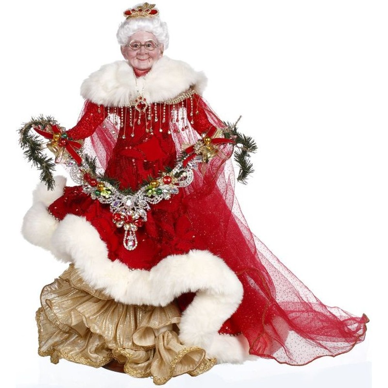 Mark Roberts Christmas 2023 Glittering Jewel Mrs. Claus Figurine – 24 Inches