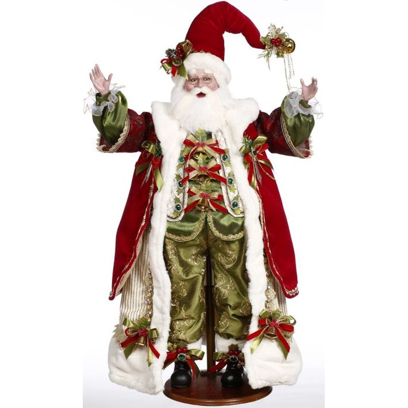 Mark Roberts Christmas 2023 Holly And Ivy Santa Figurine – 38 Inches