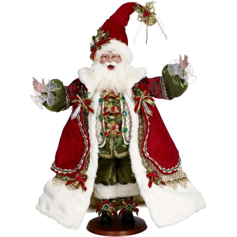 Mark Roberts Christmas 2023 Holly & Ivy Santa Figurine – 26 Inches