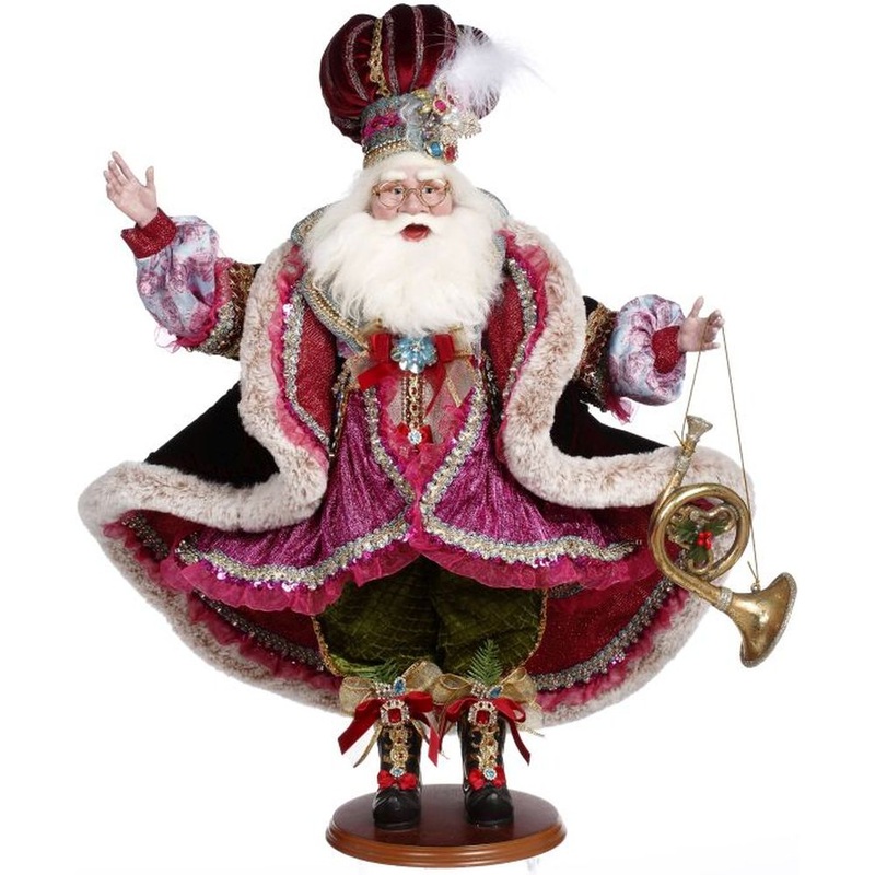 Mark Roberts Christmas 2023 Jazz Mataz Santa Figurine – 28.5 Inches