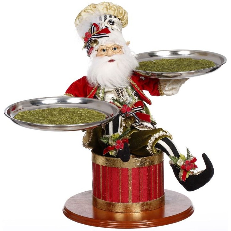 Mark Roberts Christmas 2023 Sitting Server Elf Figurine 17.5”