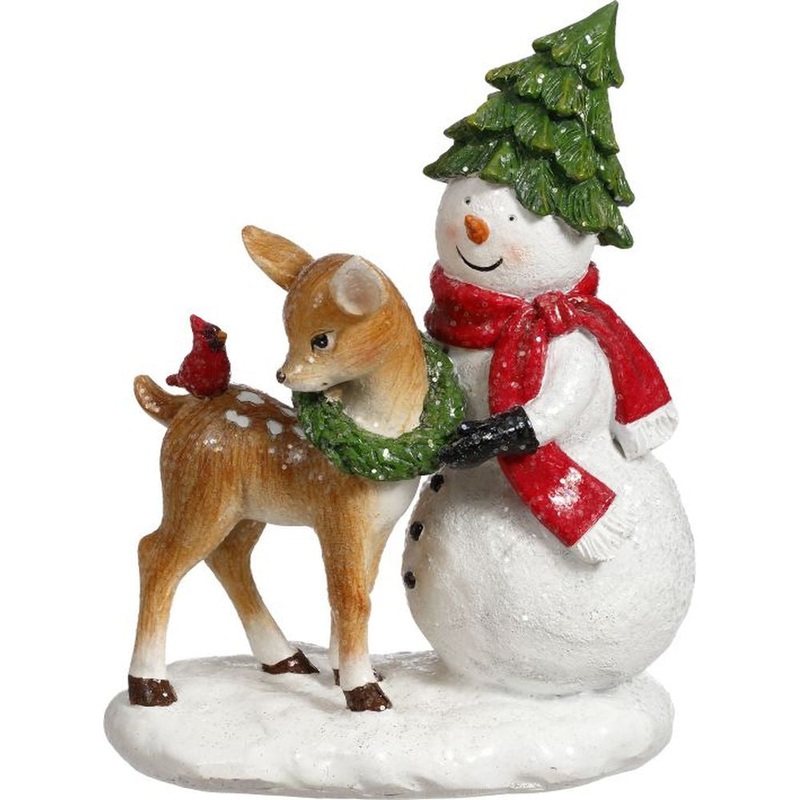 Mark Roberts Christmas 2023 Snowman & Friends Figurine 7”