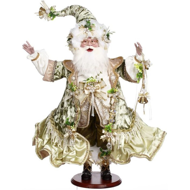 Mark Roberts Christmas 2023 Under The Mistletoe Santa Figurine – 25.5 Inches