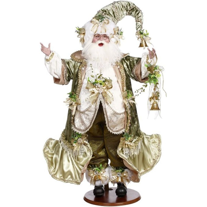 Mark Roberts Christmas 2023 Under The Mistletoe Santa Figurine – 36.5 Inches