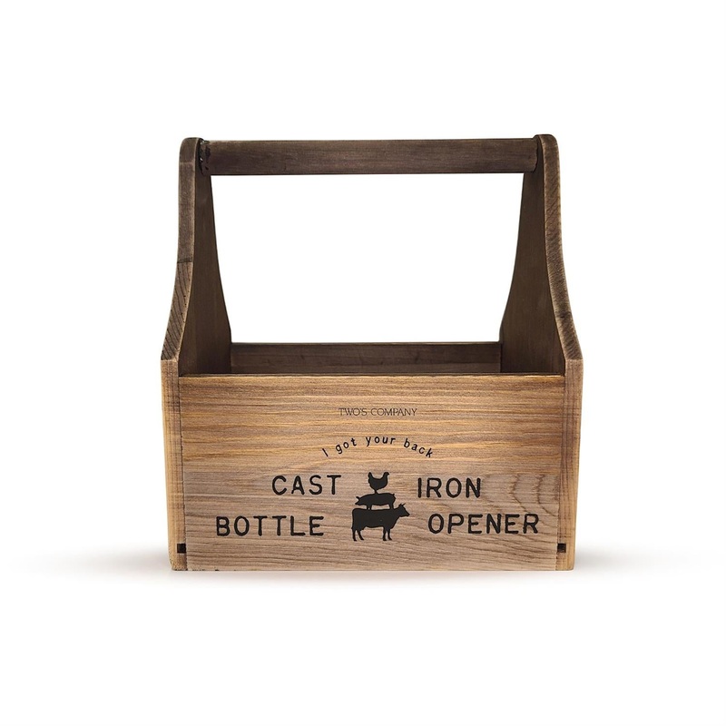 Two’s Company Wood Caddy Display