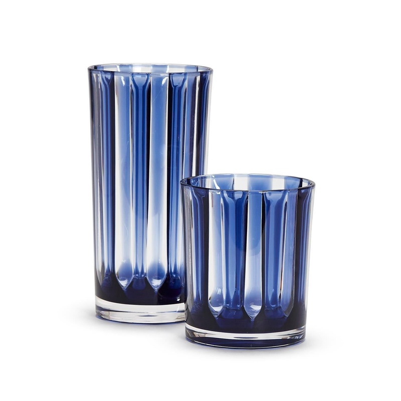 Water’S Edge 24-Pieces Drinking Glass in 2 Styles: Double Old Fashion & Tumbler