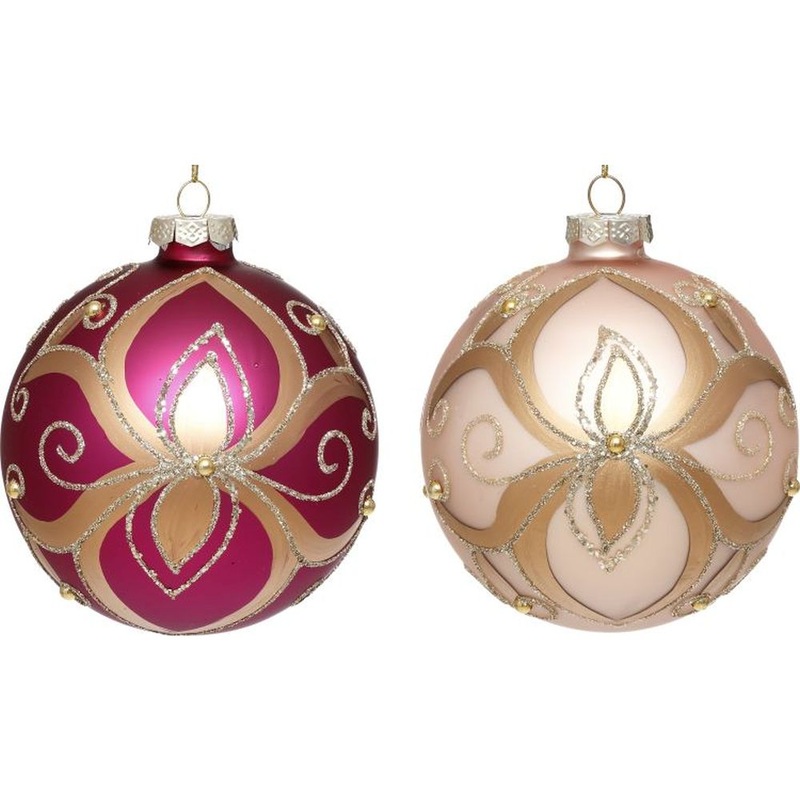 Mark Roberts Christmas 2023 Ballroom Ball Ornament 4”, Assortment of 2