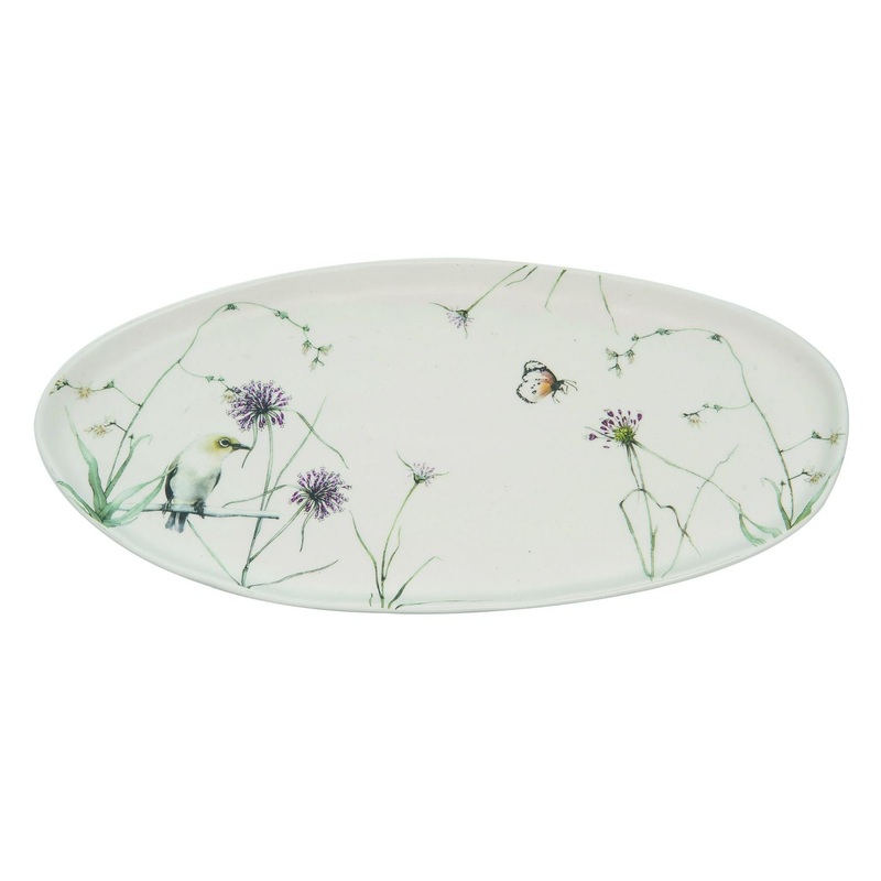 Transpac Dolomite Flora & Fauna Platter